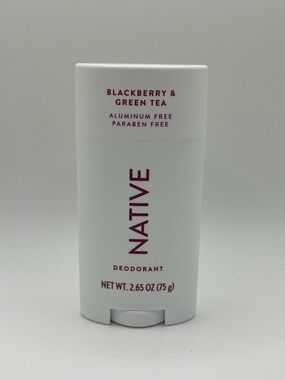 Native Deodorant Blackberry & Green Tea Aluminum Free 2.65 oz New